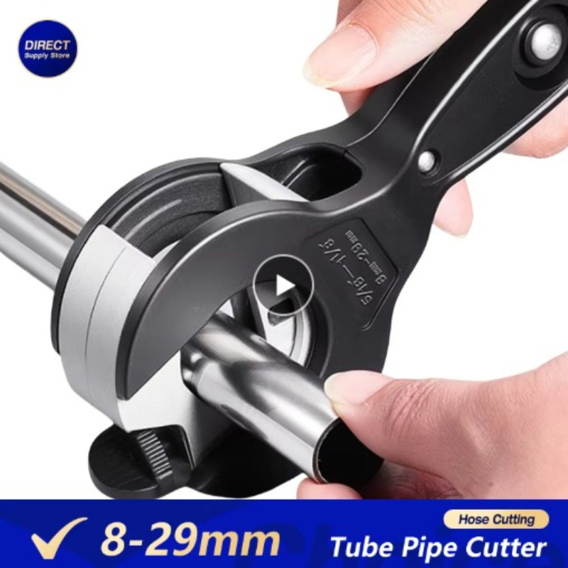 Pipe Cutter Ratchet - 8-29 mm Metal, Paslanmaz Çelik, Bakır