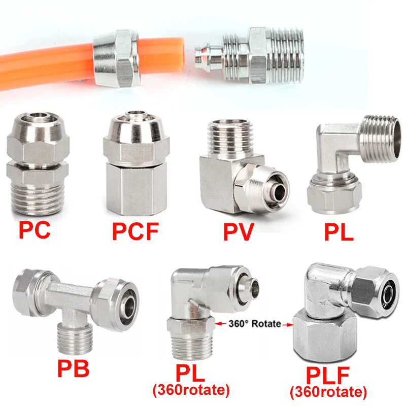 Bakır Pnömatik Bağlantı Parçal - Compression Fitting Brass incelemesi ve fiyatı