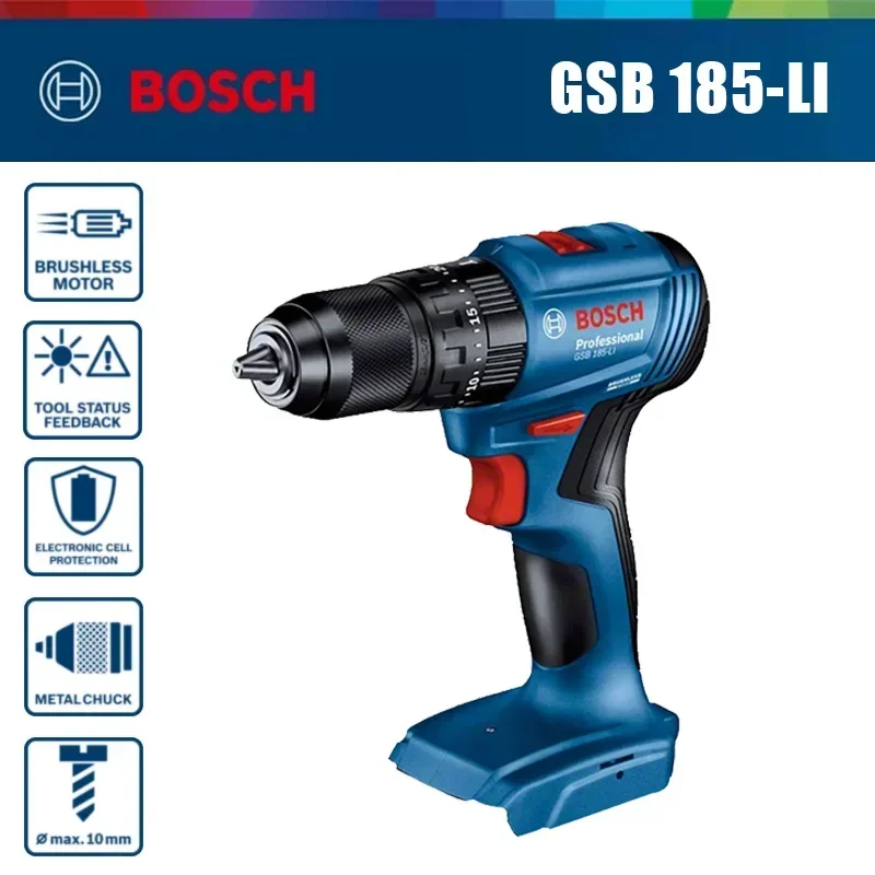 Bosch GSB 185-LI 18V Fırçasız, - Bosch Drill Gsb 18V incelemesi ve fiyatı
